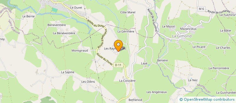 localisation de l'entreprise MONSIEUR GILBERT DRUET à SAINT-HEAND