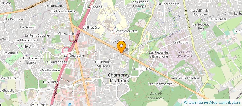 localisation de l'entreprise MONSIEUR GILBERT DUBOIS  CHAMBRAY-LES-TOURS