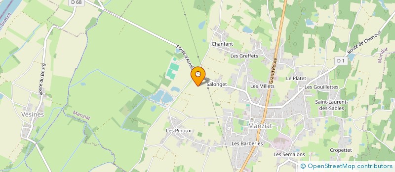 localisation de l'entreprise MONSIEUR GILBERT DUBY à MANZIAT