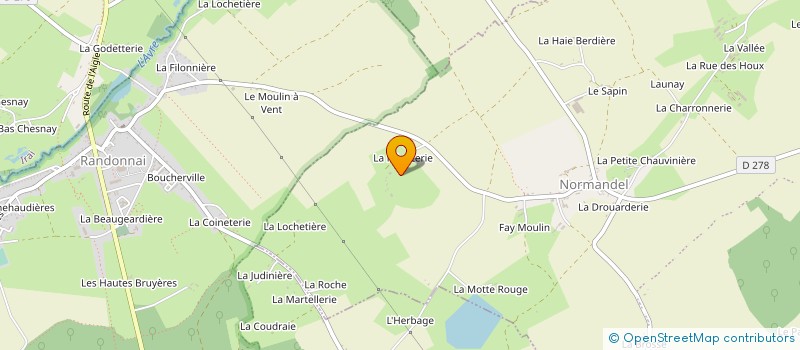 localisation de l'entreprise MONSIEUR GILBERT DUFFAY  CHARENCEY