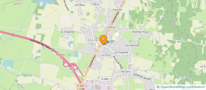 localisation de l'entreprise MONSIEUR GILBERT DUTRUGE à FEILLENS