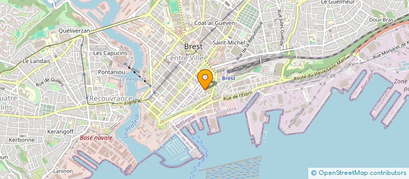 localisation de l'entreprise MONSIEUR GILBERT ELLEOUET à BREST