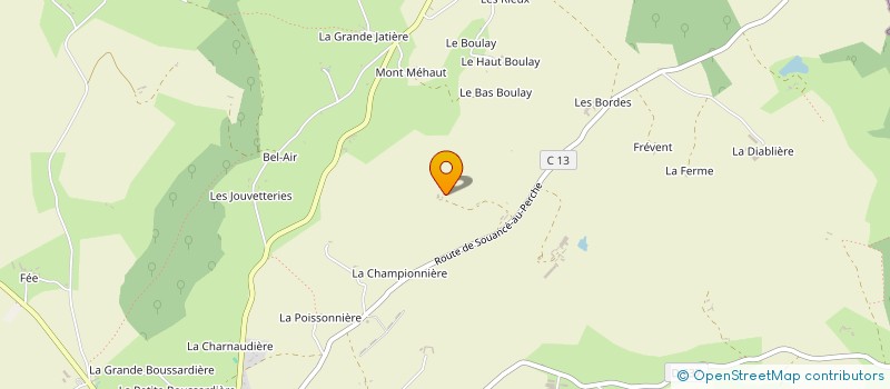 localisation de l'entreprise MONSIEUR GILBERT EPINETTE à CETON