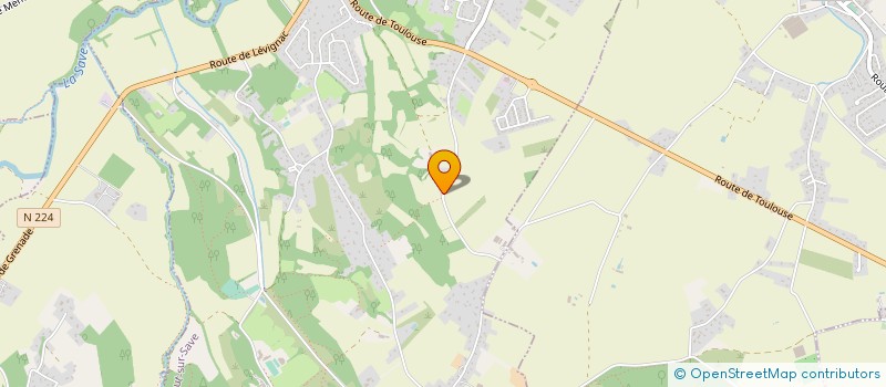 localisation de l'entreprise MONSIEUR GILBERT EVANGELISTA  MONTAIGUT-SUR-SAVE