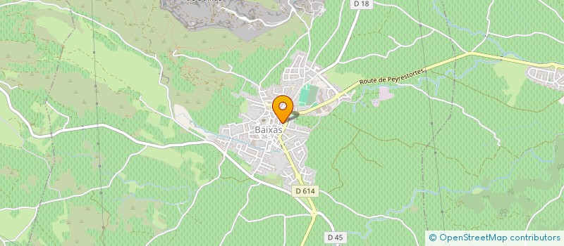 localisation de l'entreprise MONSIEUR GILBERT FABRE  BAIXAS