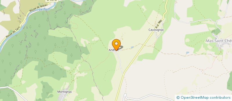 localisation de l'entreprise MONSIEUR GILBERT FAGES  MAS-SAINT-CHELY