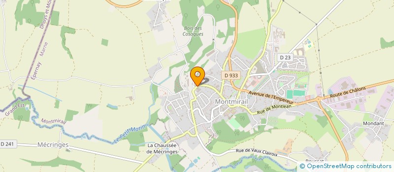 localisation de l'entreprise MONSIEUR GILBERT FAGOT à MONTMIRAIL