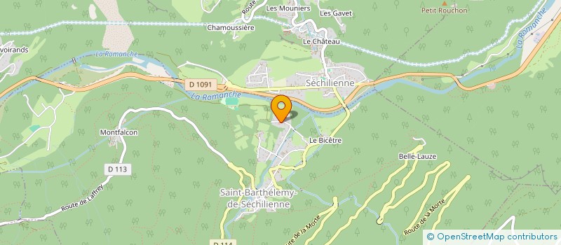 localisation de l'entreprise MONSIEUR GILBERT FAGOT  SAINT-BARTHELEMY-DE-SECHILIENN