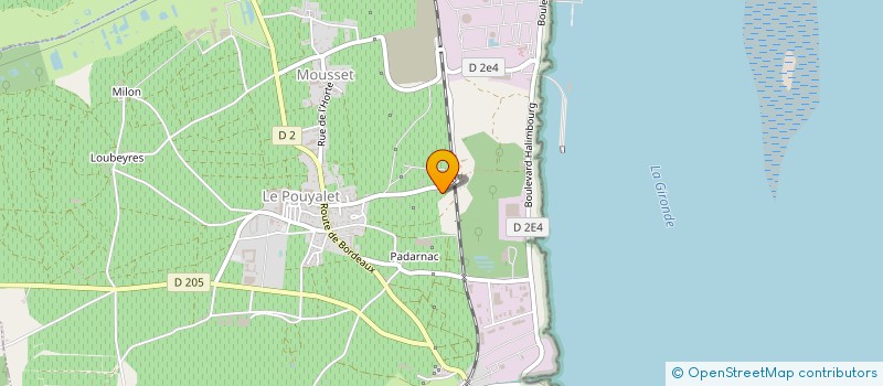 localisation de l'entreprise MONSIEUR GILBERT FAURE  PAUILLAC