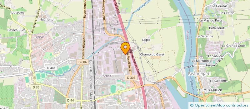 localisation de l'entreprise MONSIEUR GILBERT FAVRE  ARNAS