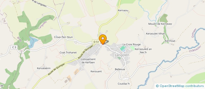 localisation de l'entreprise MONSIEUR GILBERT FEGEANT à LANGOLEN