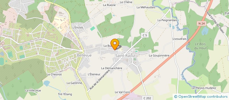 localisation de l'entreprise MONSIEUR GILBERT FEVRIER  GUER