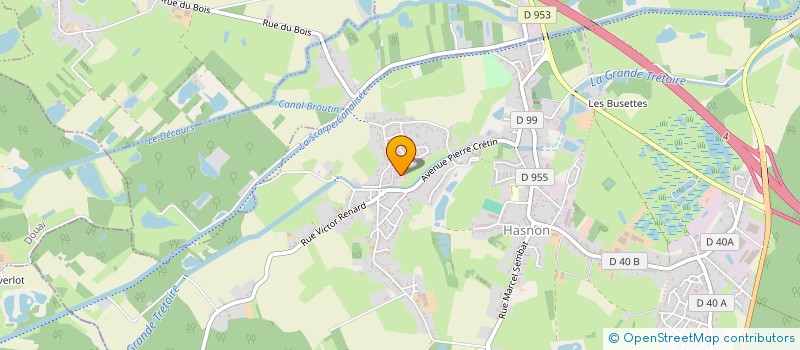 localisation de l'entreprise MONSIEUR GILBERT FILLETTE  HASNON