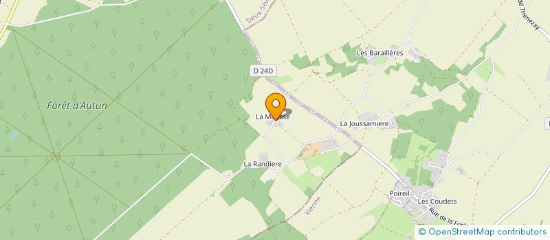 localisation de l'entreprise MONSIEUR GILBERT FILLON à PRESSIGNY