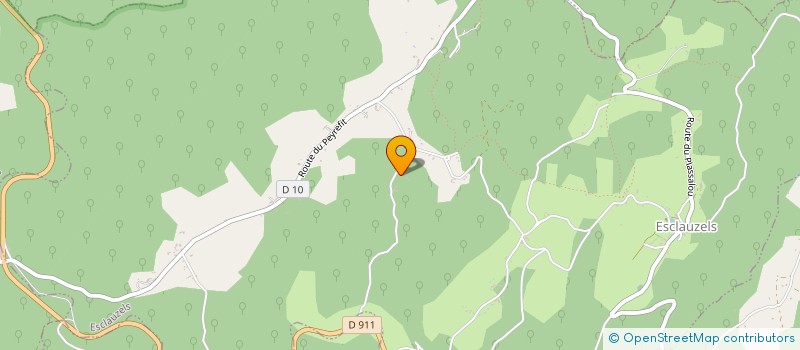 localisation de l'entreprise MONSIEUR GILBERT FINAT  ESCLAUZELS