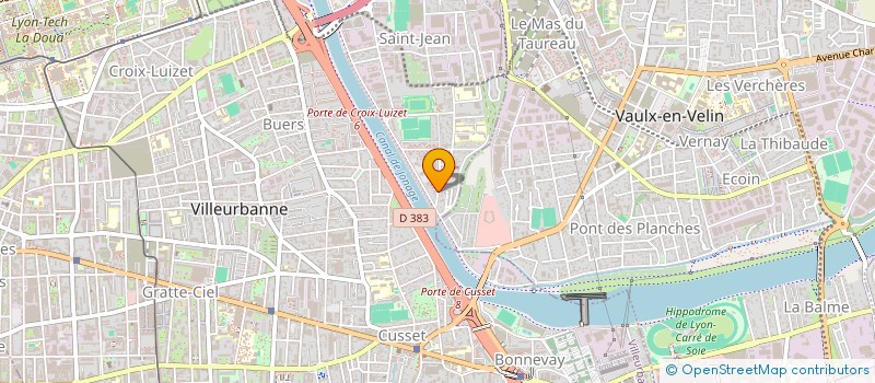 localisation de l'entreprise MONSIEUR GILBERT FIORIO  VILLEURBANNE