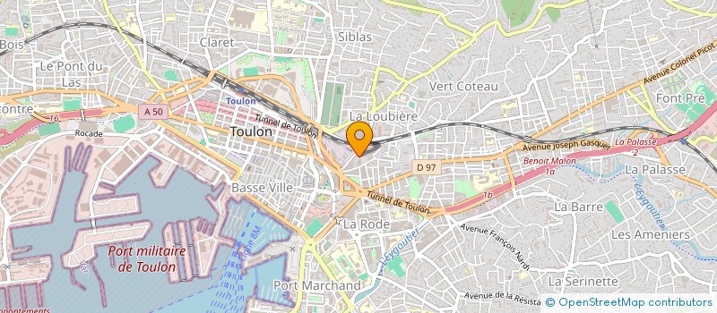 localisation de l'entreprise MONSIEUR GILBERT FIORUCCI  TOULON