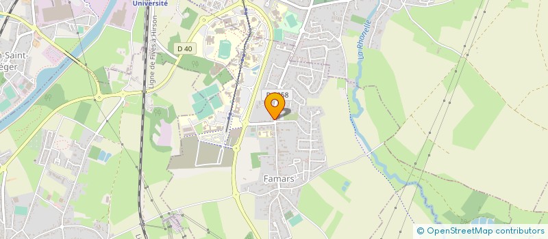 localisation de l'entreprise MONSIEUR GILBERT FLODROPS  FAMARS