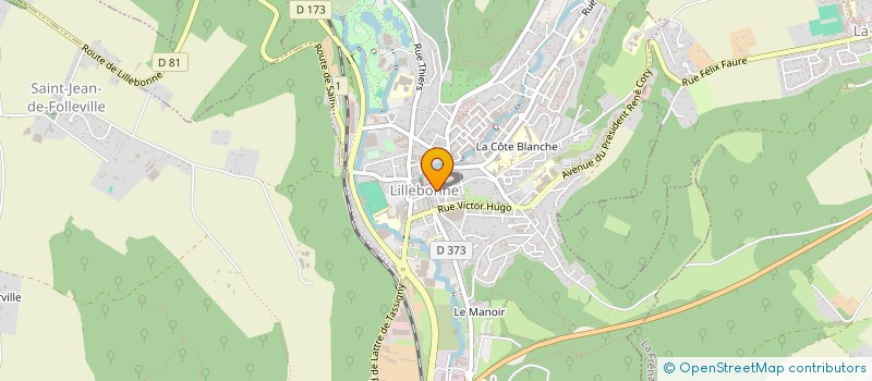 localisation de l'entreprise MONSIEUR GILBERT FOLLAIN  LILLEBONNE