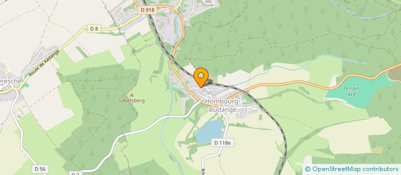 localisation de l'entreprise MONSIEUR GILBERT FOLNY  HOMBOURG-BUDANGE