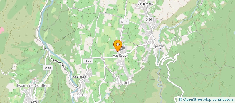 localisation de l'entreprise MONSIEUR GILBERT FONS  JOCH