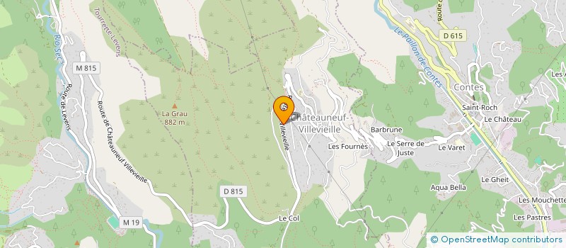 localisation de l'entreprise MONSIEUR GILBERT FONTAINE  CHATEAUNEUF-VILLEVIEILLE