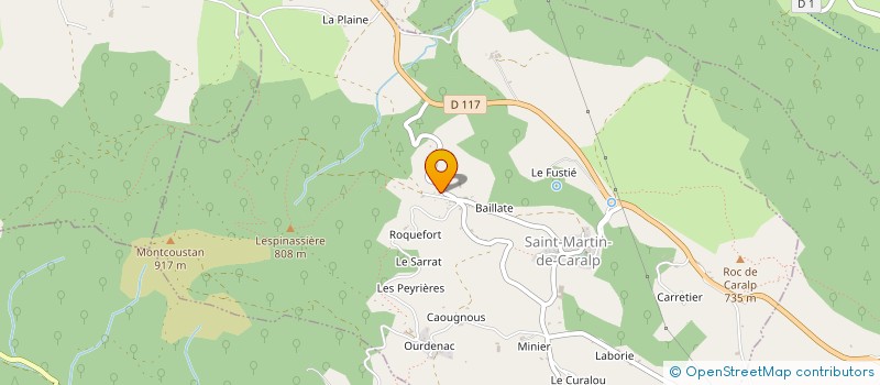 localisation de l'entreprise MONSIEUR GILBERT FOURNIE à BRASSAC