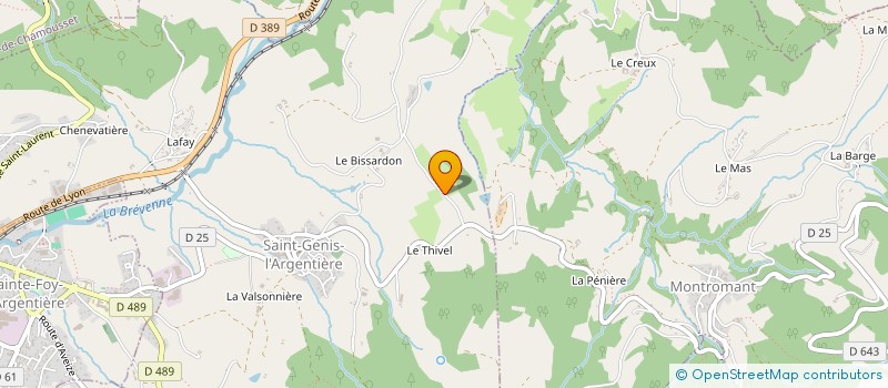 localisation de l'entreprise MONSIEUR GILBERT FREYDIERE  SAINT GENIS L'ARGENTIERE