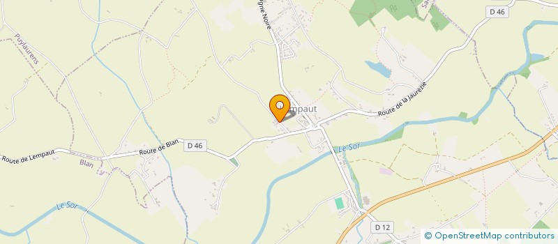 localisation de l'entreprise MONSIEUR GILBERT FRIEUZET  LEMPAUT