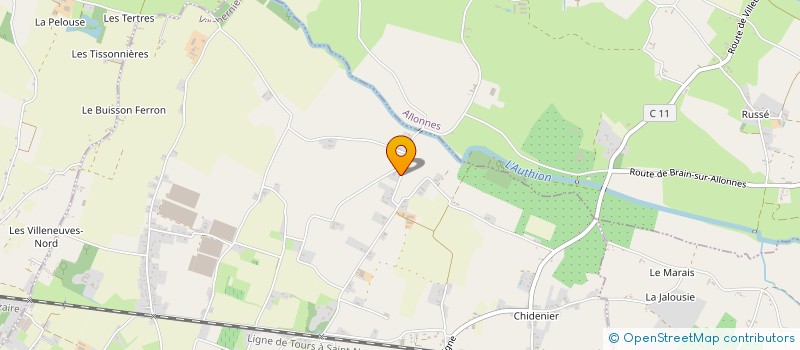 localisation de l'entreprise MONSIEUR GILBERT FUSELLIER  VILLEBERNIER