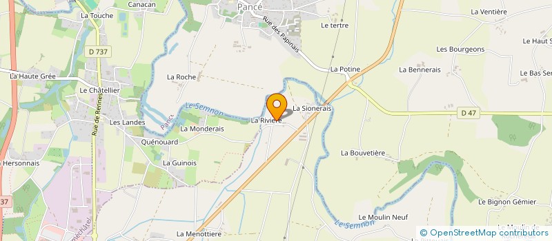 localisation de l'entreprise MONSIEUR GILBERT GAIGEARD à BAIN-DE-BRETAGNE
