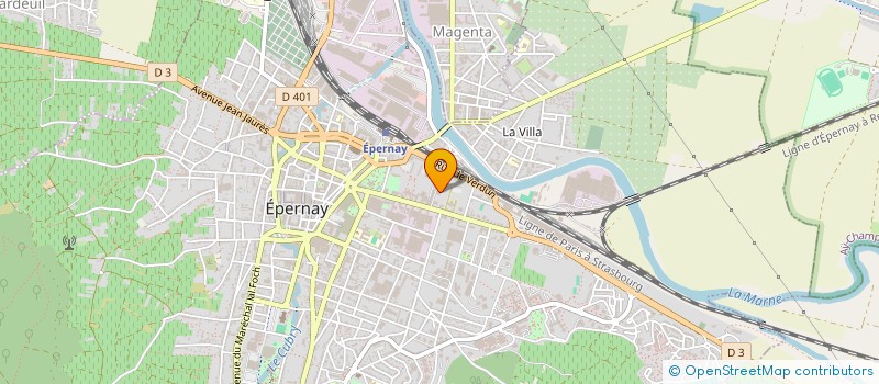 localisation de l'entreprise MONSIEUR GILBERT GANTNER  EPERNAY