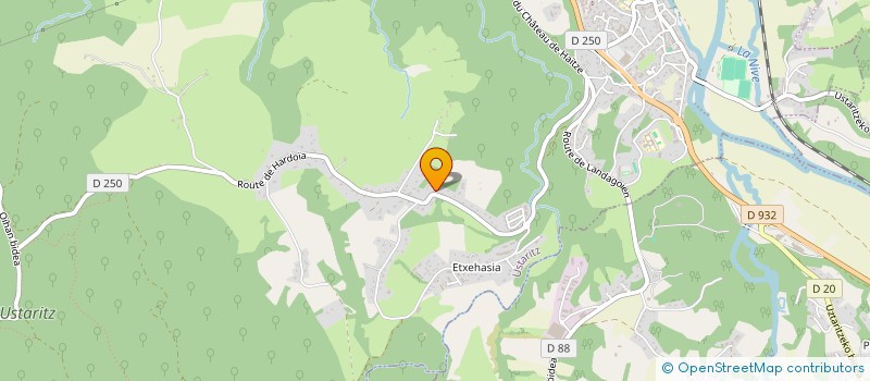 localisation de l'entreprise MONSIEUR GILBERT GARATE  LARRESSORE