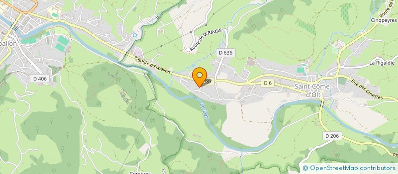 localisation de l'entreprise MONSIEUR GILBERT GARDES  ESPALION