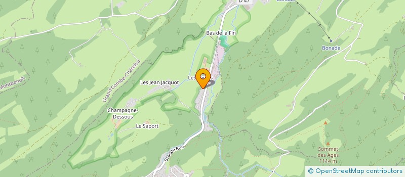 localisation de l'entreprise MONSIEUR GILBERT GARNACHE  LES GRAS