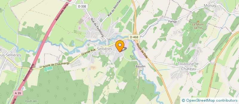 localisation de l'entreprise MONSIEUR GILBERT GARNIER à SELLIERES