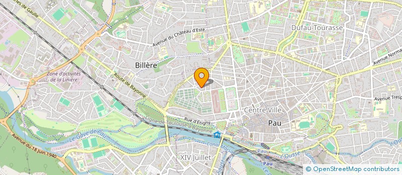 localisation de l'entreprise MONSIEUR GILBERT GARRETA à PAU