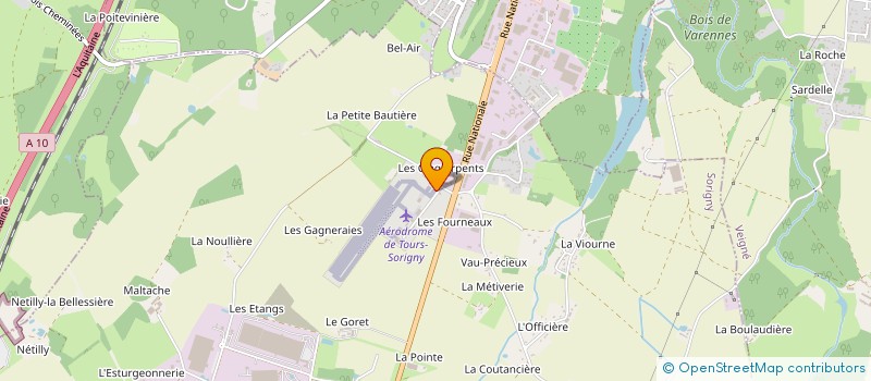 localisation de l'entreprise MONSIEUR GILBERT GASCHET à SORIGNY