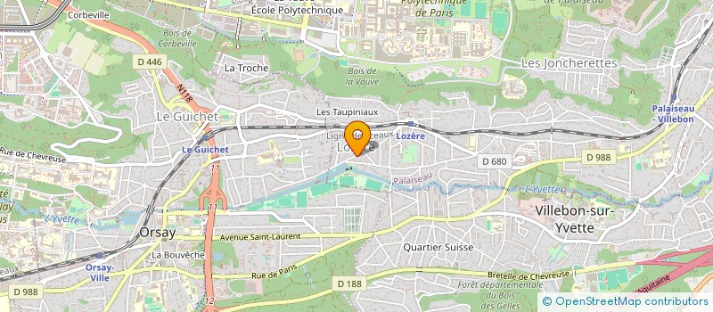 localisation de l'entreprise MONSIEUR GILBERT GASPARUTTO  PALAISEAU