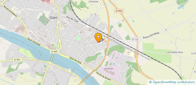 localisation de l'entreprise MONSIEUR GILBERT GAUDICHON  SAINT-BRISSON-SUR-LOIRE