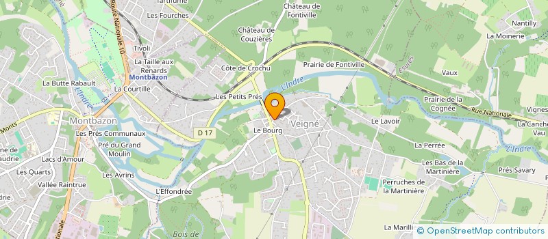 localisation de l'entreprise MONSIEUR GILBERT GAULUPEAU à VEIGNE