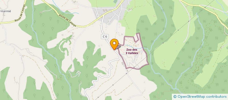 localisation de l'entreprise MONSIEUR GILBERT GAYRAUD  MONTREDON-LABESSONNIE