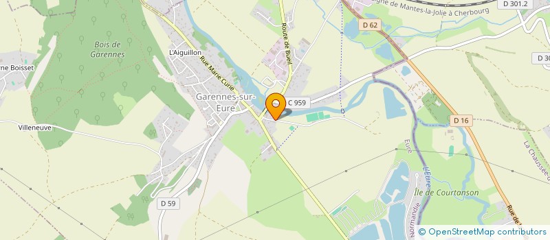 localisation de l'entreprise MONSIEUR GILBERT GENESTE  GARENNES-SUR-EURE