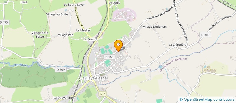 localisation de l'entreprise MONSIEUR GILBERT GERARD  LA HAYE-PESNEL