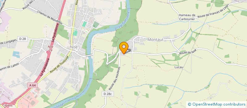 localisation de l'entreprise MONSIEUR GILBERT GERS  SAINT-SULPICE-SUR-LEZE