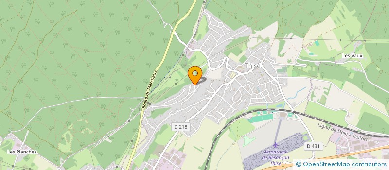 localisation de l'entreprise MONSIEUR GILBERT GIDEL  THISE