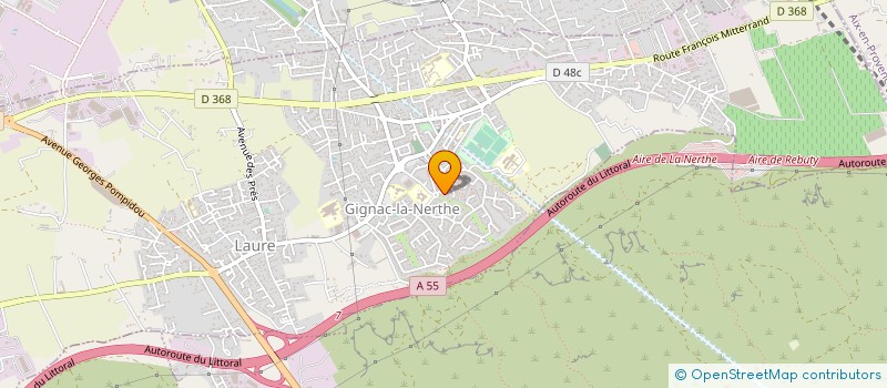localisation de l'entreprise MONSIEUR GILBERT GIL  GIGNAC-LA-NERTHE