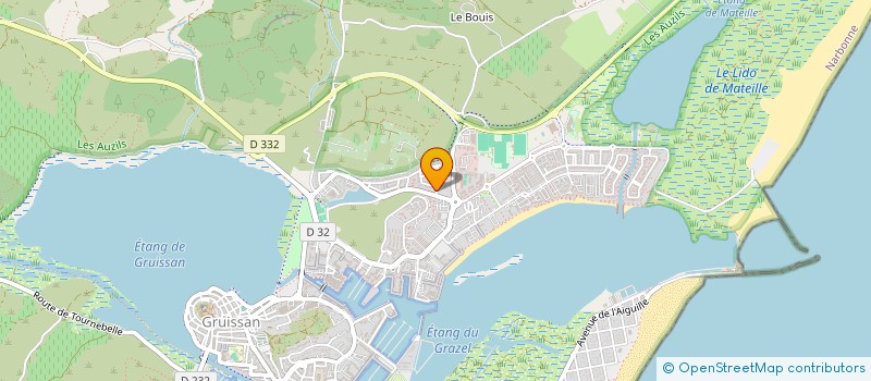 localisation de l'entreprise MONSIEUR GILBERT GILIS  GRUISSAN