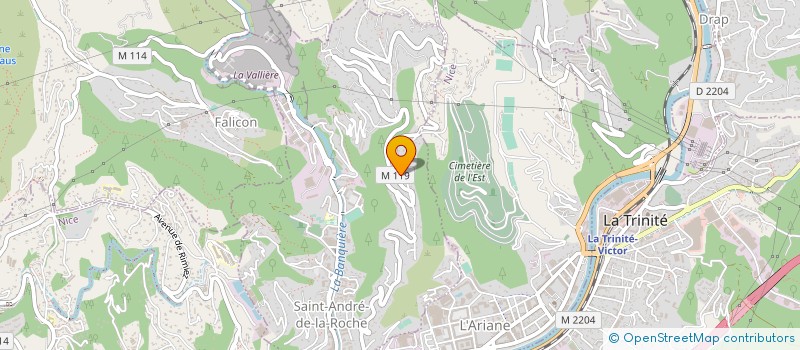 localisation de l'entreprise MONSIEUR GILBERT GIORDANO  SAINT-ANDRE-DE-LA-ROCHE