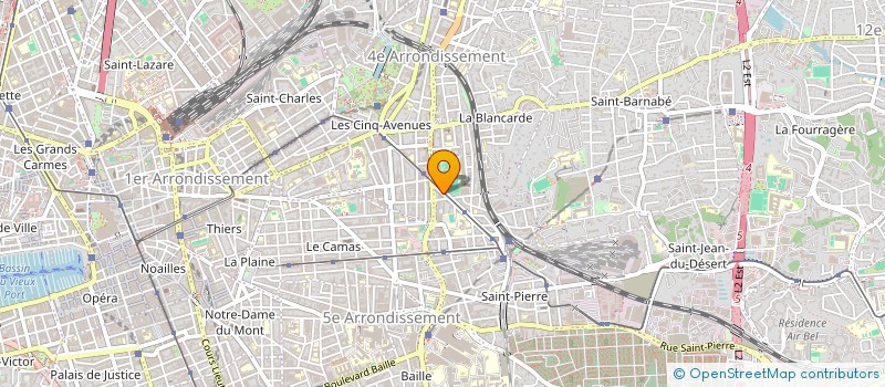 localisation de l'entreprise MONSIEUR GILBERT GIRAUD à MARSEILLE 4EME